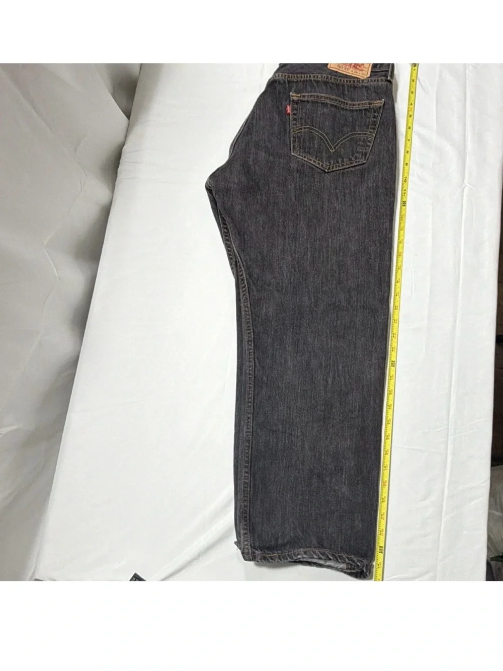 Levi's Men's Straight Jeans in Charcoal Gray